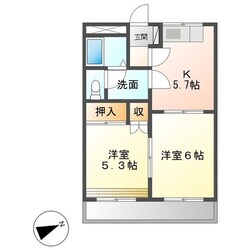 津駅 徒歩29分 1階の物件間取画像